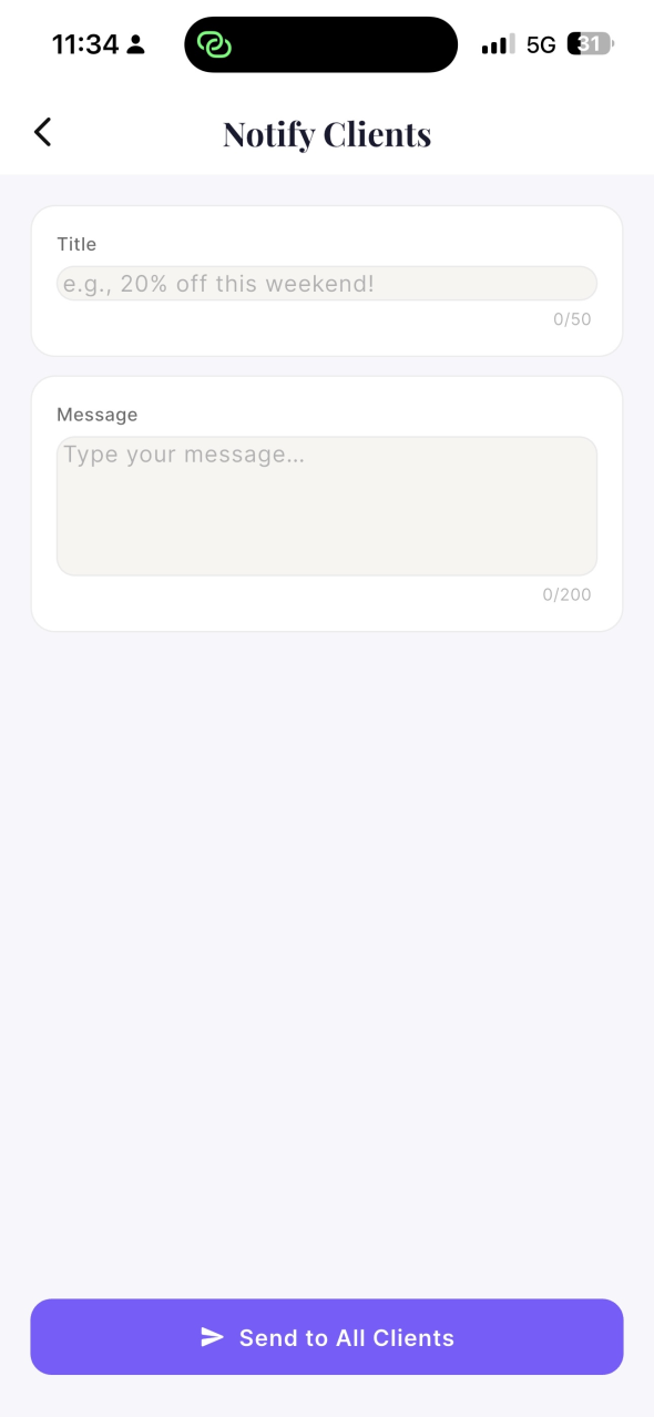 Notify option